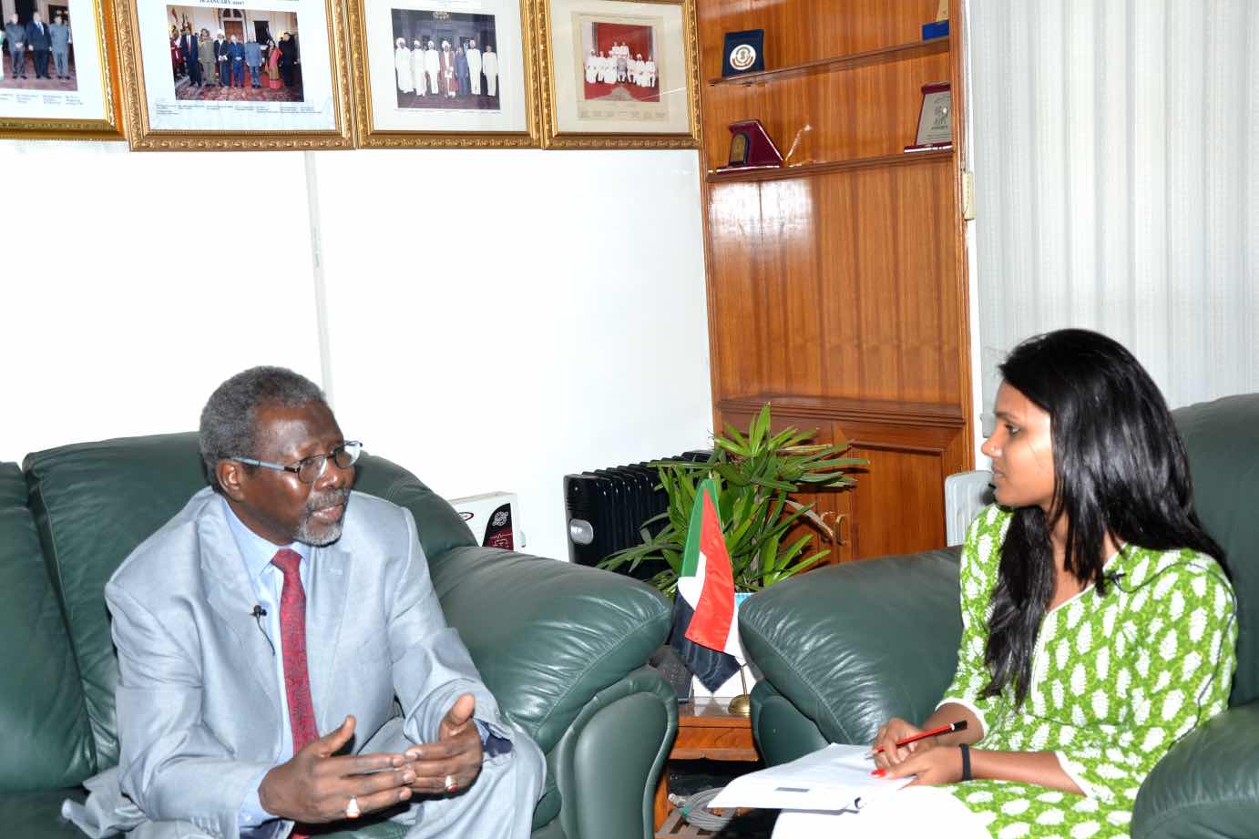 Interview of Ambassador of Sudan (H.E. Dr. Hassan E. El. Talib) on 9 May 2013